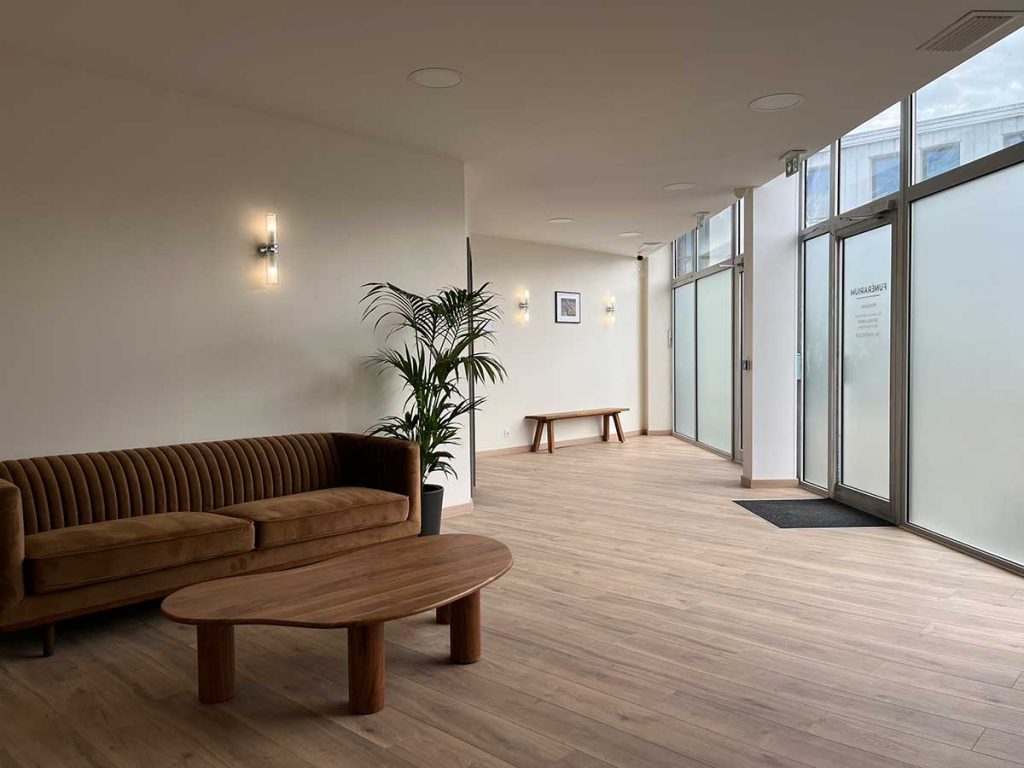 Hall accueil funerarium