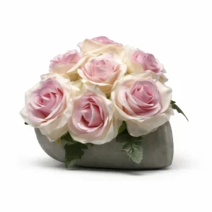 Coeur rose rose