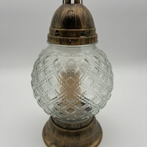 Lanterne verre plastique