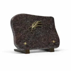 Plaque granit bronze blé