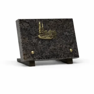 Plaque granit bronze campagne