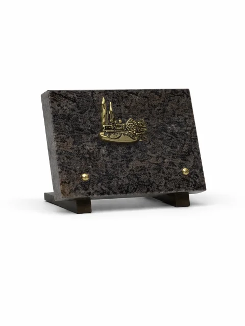 Plaque granit bronze campagne