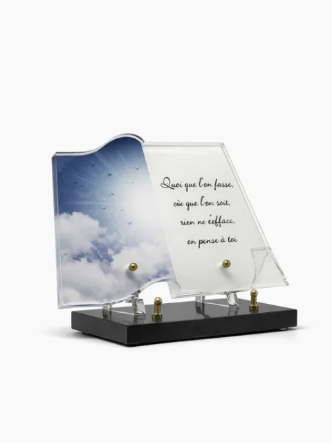Plaque plexi ciel