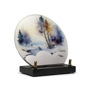 Plaque plexi hiver