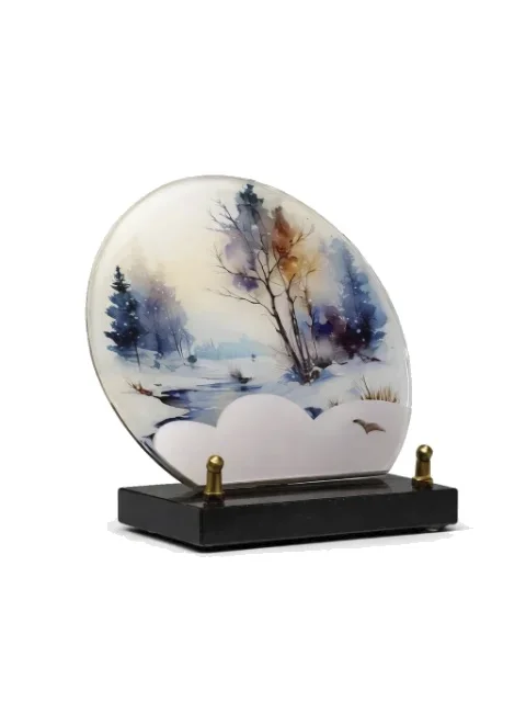 Plaque plexi hiver