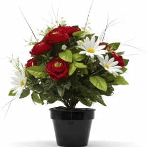 Pot de fleurs fuchsiat