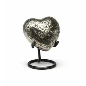 Urne coeur oiseau (petit)