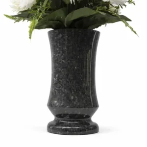 Vase granit évasé labardor blue